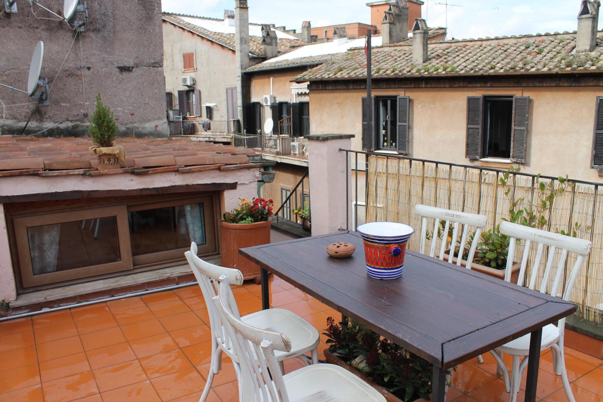 Casa Greco - Attico Con Terrazza, Trastevere Rome Luaran gambar